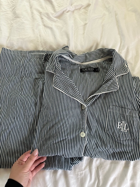 Ralph Lauren Other - Ralph Lauren Navy and White Striped Shirt - Lauren Label